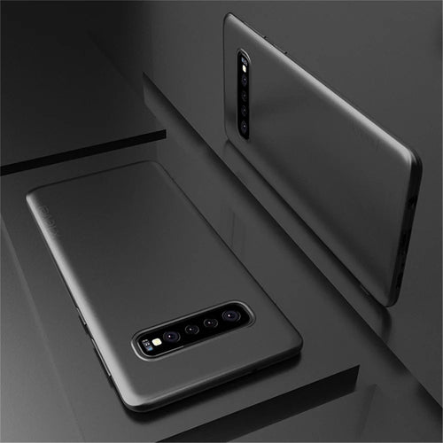 X-LEVEL Ultra-thin Frosted TPU Case for Samsung Galaxy S10 - Black - 1