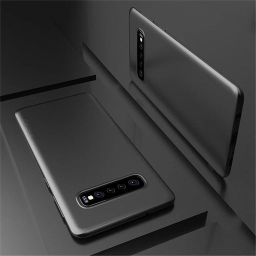 X-LEVEL Ultra-thin Frosted TPU Case for Samsung Galaxy S10 - Black - 1