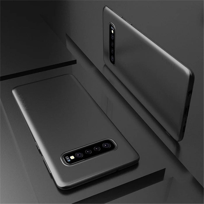 X-LEVEL Ultra-thin Frosted TPU Case for Samsung Galaxy S10 - Black - 1