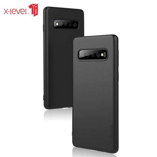 X-LEVEL Ultra-thin Frosted TPU Case for Samsung Galaxy S10 - Black - 2