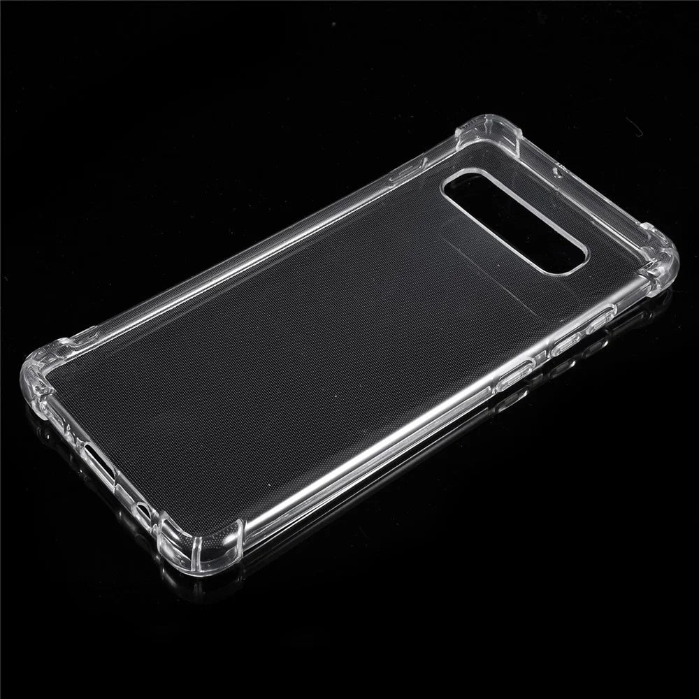 Drop-Proof Crystal Clear TPU Back Phone Casing for Samsung Galaxy S10 Plus - 2