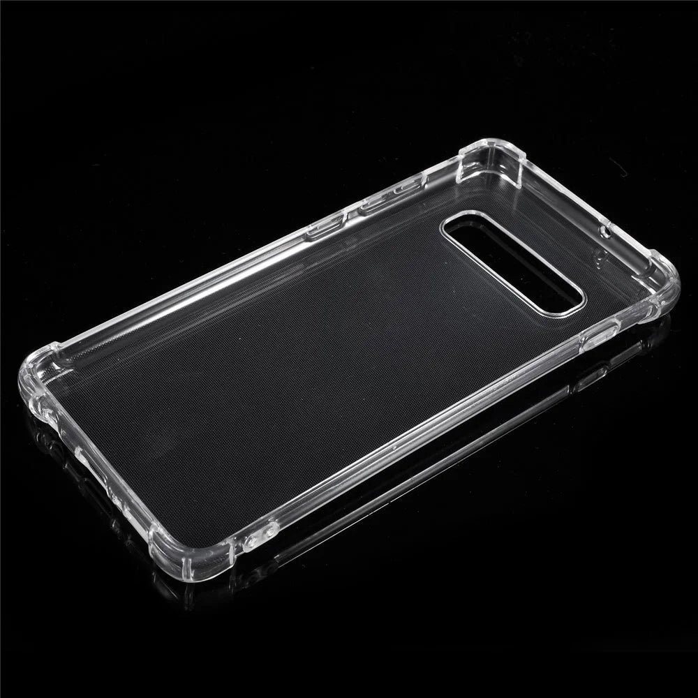 Drop-Proof Crystal Clear TPU Back Phone Casing for Samsung Galaxy S10 Plus - 3
