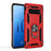 Armor PC TPU Hybrid Phone Case 360 Degree Rotation Ring Kickstand for Samsung Galaxy S10 - Red - 2