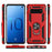 Armor PC TPU Hybrid Phone Case 360 Degree Rotation Ring Kickstand for Samsung Galaxy S10 - Red - 3