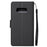 Wallet Leather Stand Case for Samsung Galaxy S10e - Black - 3