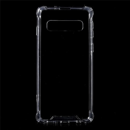 Drop-Proof Acrylic + TPU Hybrid Phone Shell for Samsung Galaxy S10 Plus - Transparent - 1