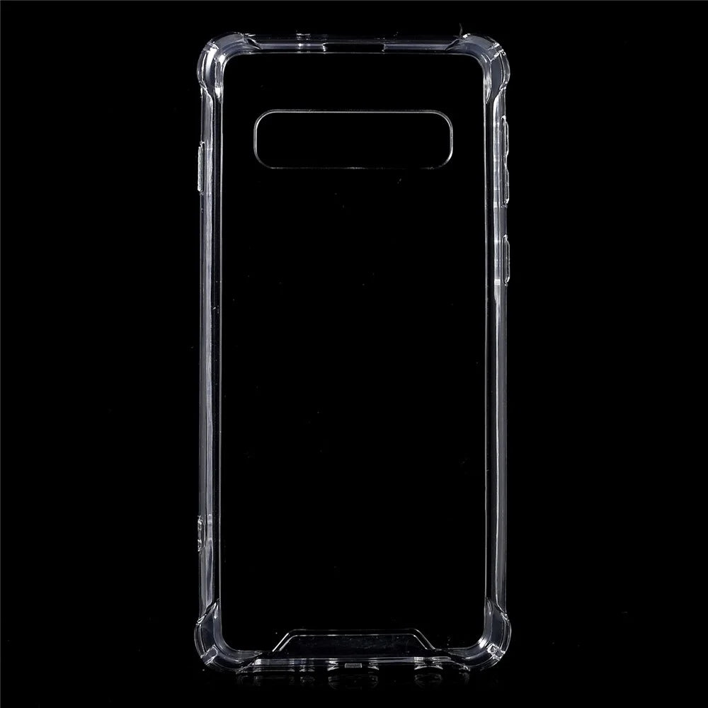 Drop-Proof Acrylic + TPU Hybrid Phone Shell for Samsung Galaxy S10 Plus - Transparent - 1