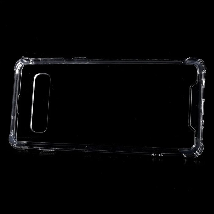 Drop-Proof Acrylic + TPU Hybrid Phone Shell for Samsung Galaxy S10 Plus - Transparent - 2