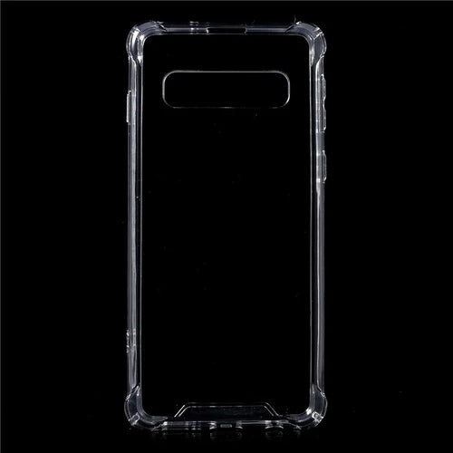 Drop-Proof Acrylic + TPU Hybrid Phone Case Cover for Samsung Galaxy S10 - Transparent - 1