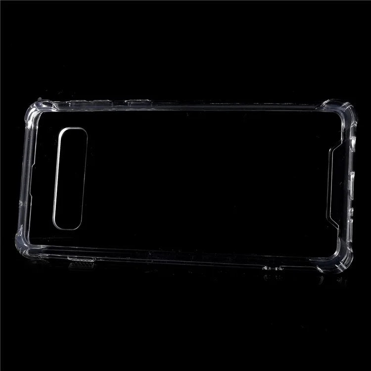 Drop-Proof Acrylic + TPU Hybrid Phone Case Cover for Samsung Galaxy S10 - Transparent - 2