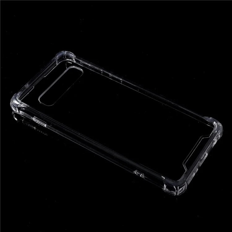Drop-Proof Acrylic + TPU Hybrid Phone Case Cover for Samsung Galaxy S10 - Transparent - 3
