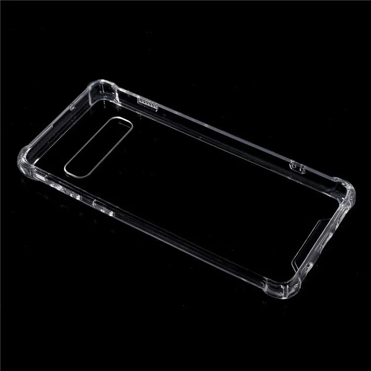 Drop-Proof Acrylic + TPU Hybrid Phone Case Cover for Samsung Galaxy S10 - Transparent - 4
