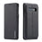 LC.IMEEKE Retro Style Leather Card Holder Case for Samsung Galaxy S10 - Black - 1
