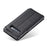 LC.IMEEKE Retro Style Leather Card Holder Case for Samsung Galaxy S10 - Black - 7