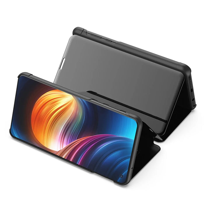 For Samsung Galaxy A50 / A50s / A30s Flip Leather Cover with Stand Full Body Protective Phone Case - Black - 2