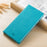 VILI DMX Cross Texture Card Slot Leather Stand Case for Samsung Galaxy S10 Plus - Blue - 5