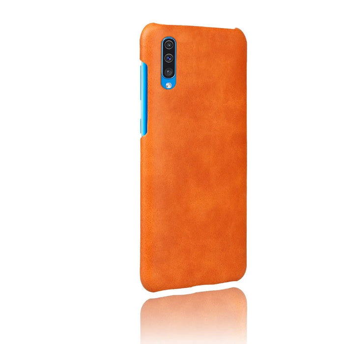 Crazy Horse PU Leather Coated PC Cell Phone Case for Samsung Galaxy A50 / A50s / A30s - Orange - 2