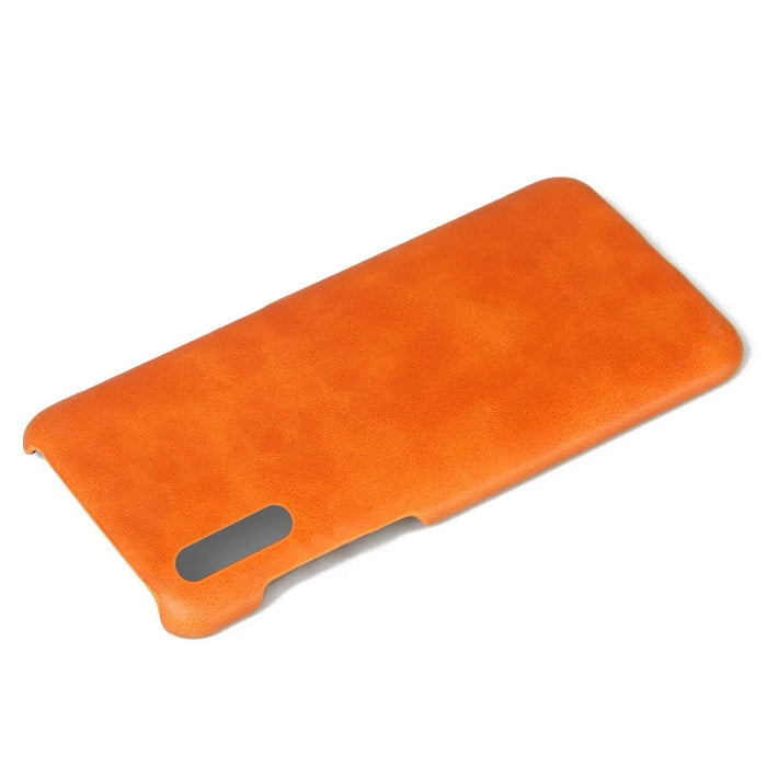 Crazy Horse PU Leather Coated PC Cell Phone Case for Samsung Galaxy A50 / A50s / A30s - Orange - 4