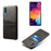 Dual Card Slots PU Leather Coated PC Mobile Phone Shell for Samsung Galaxy A50 / A50s / A30s - Black - 1
