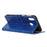 Crazy Horse Leather Wallet Case for Samsung Galaxy A40 - Blue - 2