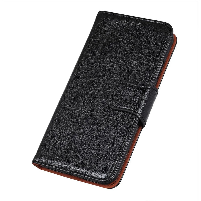 Nappa Texture Split Leather Wallet Case for Samsung Galaxy S10 5G - Black - 6