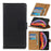 Wallet Leather Stand Case for Samsung Galaxy A10 - Black - 1