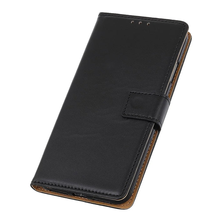 Wallet Leather Stand Case for Samsung Galaxy A10 - Black - 4