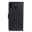Litchi Skin Leather Wallet Case for Samsung Galaxy A40 - Black - 3