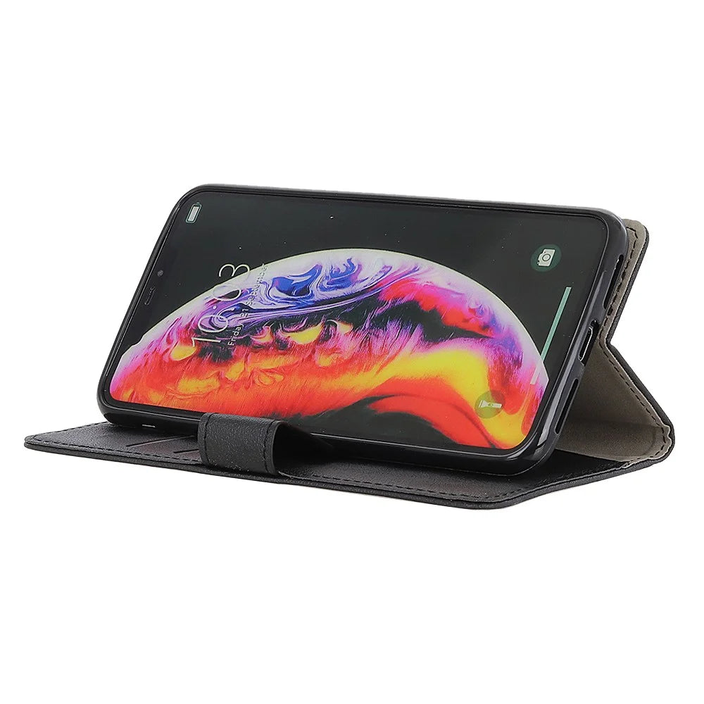 Wallet Leather Stand Case for Samsung Galaxy A50 / A50s / A30s - Black - 5