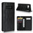 Crazy Horse Genuine Leather Wallet Stand Phone Shell for Samsung Galaxy S10 - Black - 1