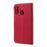Imprint Tree Owl Leather Wallet Case for Samsung Galaxy A40 - Rose - 3
