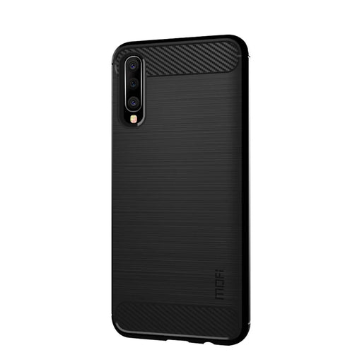 MOFI Carbon Fiber Texture Brushed TPU Case for Samsung Galaxy A50 / A50s / A30s - Black - 2