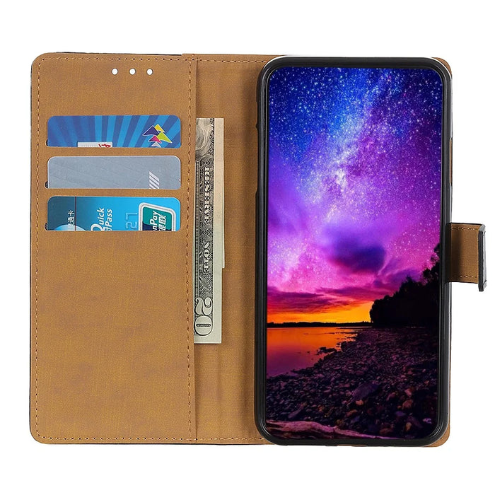 Wallet Leather Stand Case for Samsung Galaxy A50 / A50s / A30s - Black - 4
