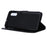 Imprint Butterfly Flower Leather Wallet Case for Samsung Galaxy A50 / A50s / A30s - Black - 5