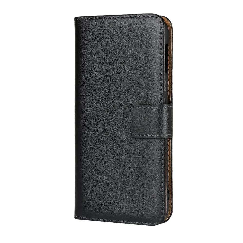 Genuine Leather Shell with Stand Wallet for Samsung Galaxy S10e - 2