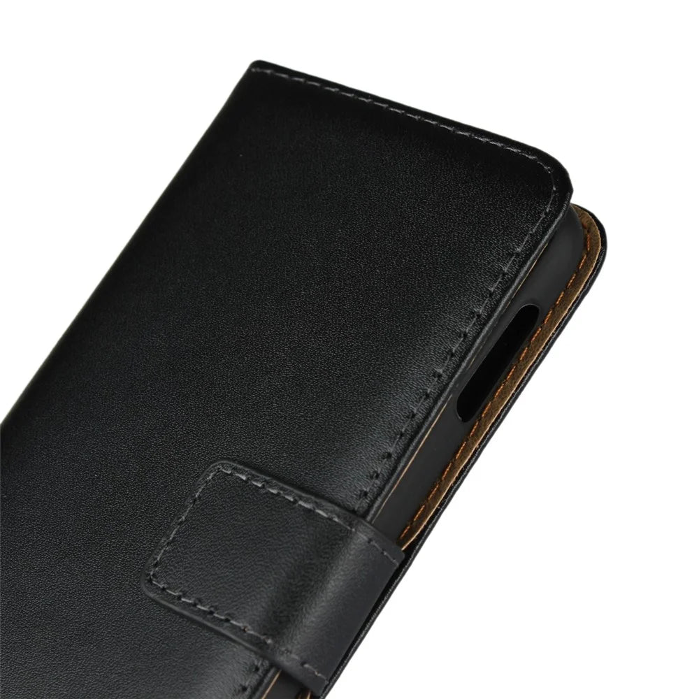 Genuine Leather Shell with Stand Wallet for Samsung Galaxy S10e - 7