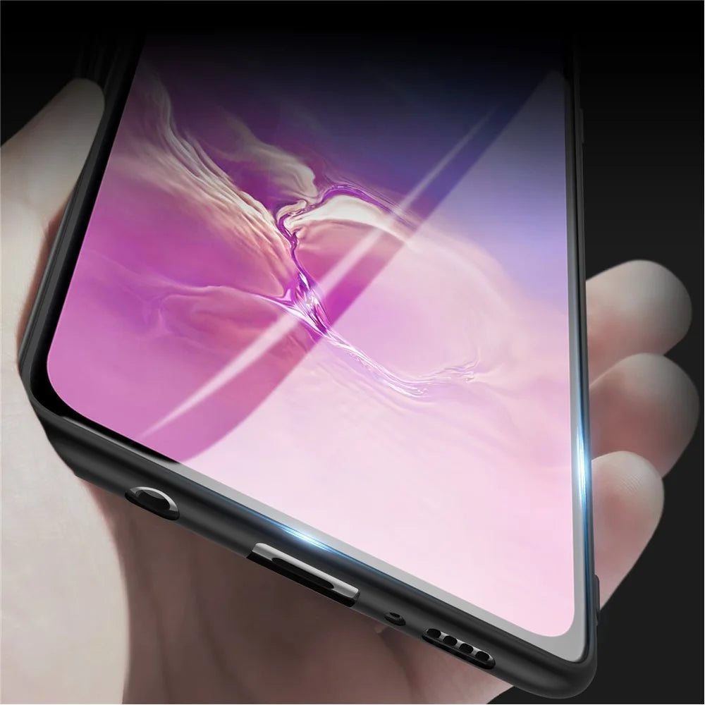 X-LEVEL Guardian Series Matte TPU Protection Case for Samsung Galaxy S10e - Black - 4