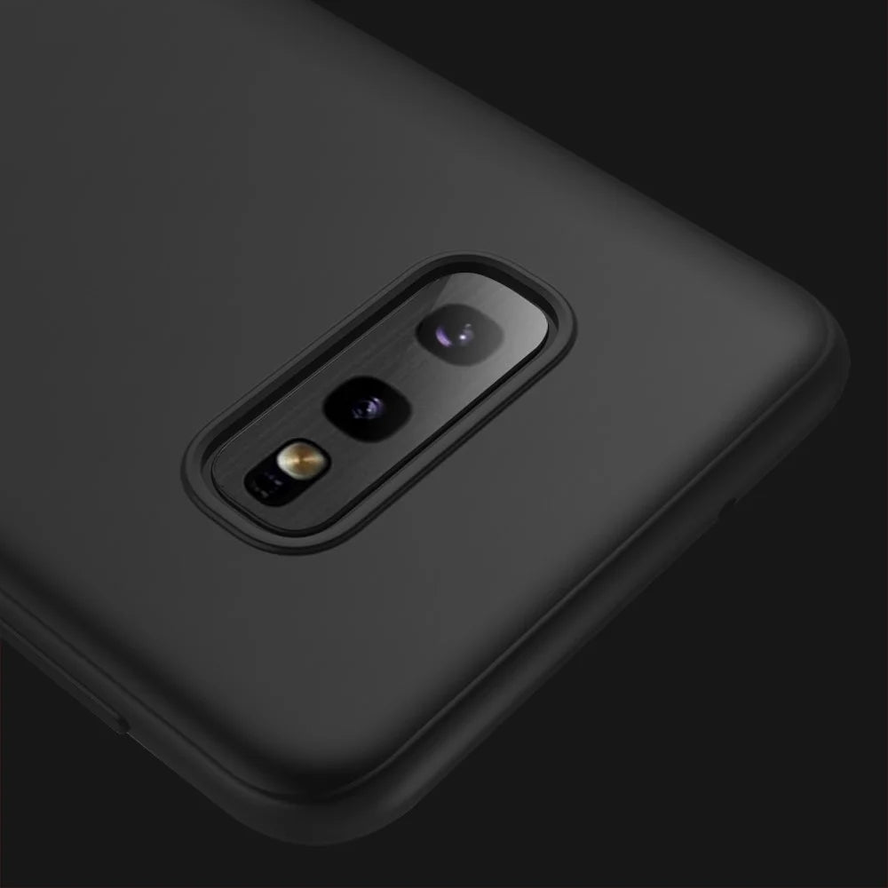 X-LEVEL Guardian Series Matte TPU Protection Case for Samsung Galaxy S10e - Black - 6
