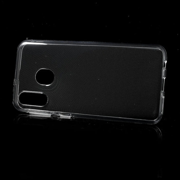10Pcs/Pack Clear TPU Case Cover with Non-slip Inner for Samsung Galaxy A40 - Transparent - 2