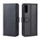 For Samsung Galaxy A50 / A50s / A30s Phone Cases Genuine Split Leather Wallet Mobile Cover Stand - Black - 2