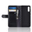 For Samsung Galaxy A50 / A50s / A30s Phone Cases Genuine Split Leather Wallet Mobile Cover Stand - Black - 3