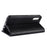 For Samsung Galaxy A50 / A50s / A30s Phone Cases Genuine Split Leather Wallet Mobile Cover Stand - Black - 5