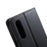 Imprint Butterfly Flowers Leather Wallet Stand Case for Samsung Galaxy A70 - Black - 7