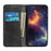 Auto-absorbed Split Leather Wallet Case for Samsung Galaxy S10 - Black - 3