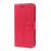 Imprint Tree Owl Magnetic Wallet PU Leather Cover with Stand for Samsung Galaxy A10 - Red - 5