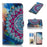 For Samsung Galaxy S10 Embossment Patterned Leather Wallet Phone Cover - Mandala Flower - 1