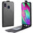 Crazy Horse Vertical Flip Leather Protective Case for Samsung Galaxy A40 - Black - 1