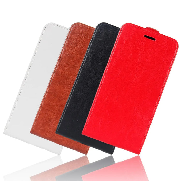 Crazy Horse Vertical Flip Leather Protective Case for Samsung Galaxy A40 - Black - 6