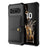 For Samsung Galaxy S10 Plus PU Leather Coated TPU Wallet Kickstand Mobile Shell (Built-in Magnetic Sheet) - Black - 3