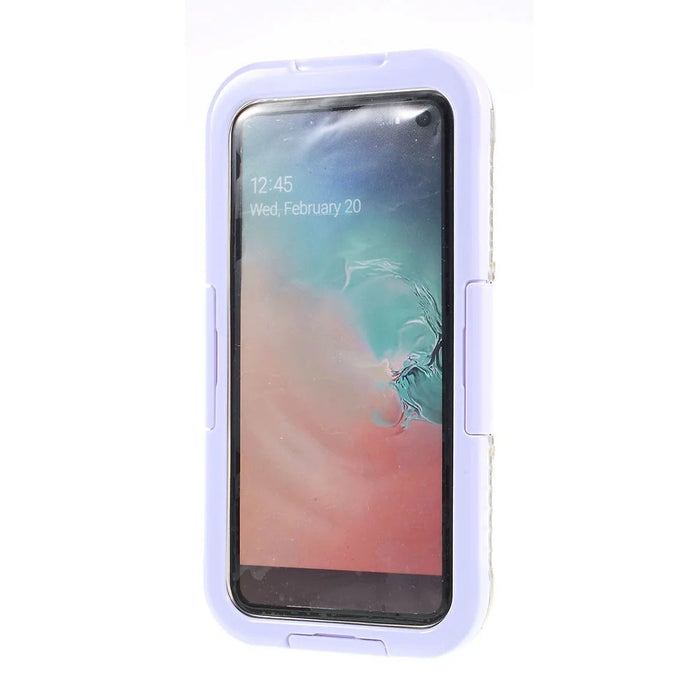10m Underwater IP68 Waterproof Mobile Cover for Samsung Galaxy S10e Dirt / Dust / Snow Proof Case - White - 3